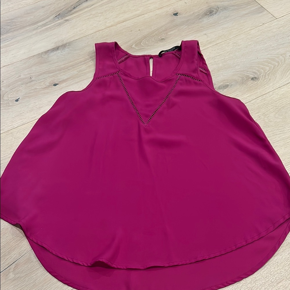 19 Cooper Pink Boxy Blouse Relaxed Fit